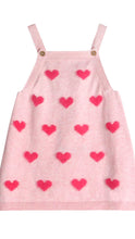 Load image into Gallery viewer, Fuzzy Hearts Dress Set