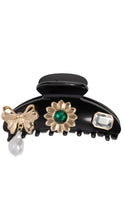 Load image into Gallery viewer, Black Kitschpop Claw Clip