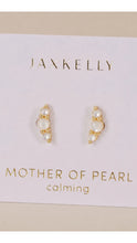 Load image into Gallery viewer, Crescent Pearl Earrings