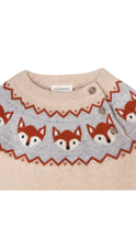 Load image into Gallery viewer, Fox Jacquard Fair Isle Sweater