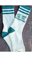Load image into Gallery viewer, Just Here For Mountains Socks