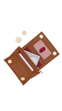 Load image into Gallery viewer, Allen Wallet- Cocoa Raffia