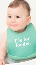 Load image into Gallery viewer, F Is For Foodie Wonder Bib