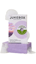 Load image into Gallery viewer, Jukebox lavender body soap with packaging on a white background
