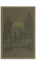 Load image into Gallery viewer, Travel journal cover with forest design and 'My Travel Journal' text on a white background