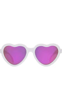 Load image into Gallery viewer, Sweetheart White Babiators with Pink Lenses - Polarized