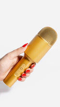 Load image into Gallery viewer, Gold Karaoke Speaker Mic