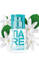 Load image into Gallery viewer, Perfume bottle labeled 'Tiare' with flowers and leaves on a white background