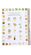 Load image into Gallery viewer, Flower Watercolor Workbook