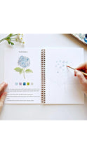 Load image into Gallery viewer, Flower Watercolor Workbook