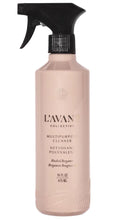 Load image into Gallery viewer, L’AVANT Collective Blushed Bergamot multipurpose cleaner in a blush pink 16 oz. bottle with a black trigger spray nozzle and minimalist lettering.
