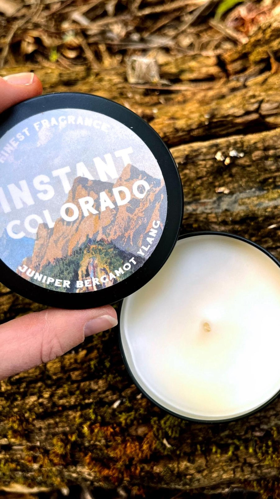 8oz Instant Colorado Tin Candle