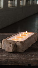 Load image into Gallery viewer, Large Driftwood Grapefruit Pine Candle Tray
