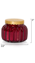 Load image into Gallery viewer, SM Sugared Spice Red Gem Candle