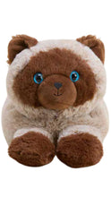 Load image into Gallery viewer, Plush toy with brown and beige fur on a white background