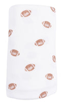 Load image into Gallery viewer, Mini Footballs Swaddle