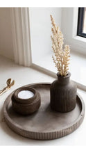 Load image into Gallery viewer, Mocha Round Tray