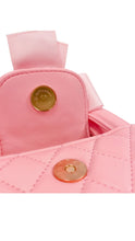 Load image into Gallery viewer, Floral Quilted Pink Purse