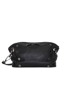 Load image into Gallery viewer, Daniel Crossbody Clutch Small Black/Gunmetal