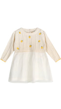 Load image into Gallery viewer, Lemon Cable Knit Tutu Dress