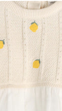 Load image into Gallery viewer, Lemon Cable Knit Tutu Dress