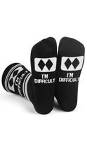 Load image into Gallery viewer, I'm Difficult Socks