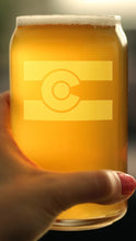 Load image into Gallery viewer, CO Flag Beer Can Pint