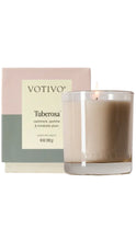 Load image into Gallery viewer, Votivo Tuberosa candle with packaging on a white background