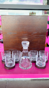 Luxury Crystal Whiskey Peaks Set