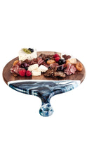 Load image into Gallery viewer, Navy Cheeseboard 12" Round