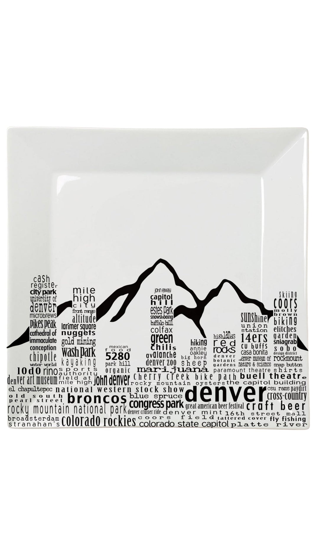 Denver Skyline Dish