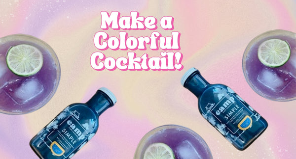 Make a Color-Changing Cocktail with Our Butterfly Pea Simple Syrup