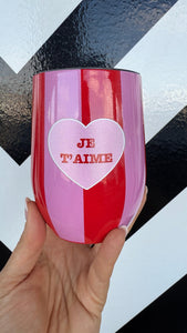 Je T'Aime Wine Tumbler