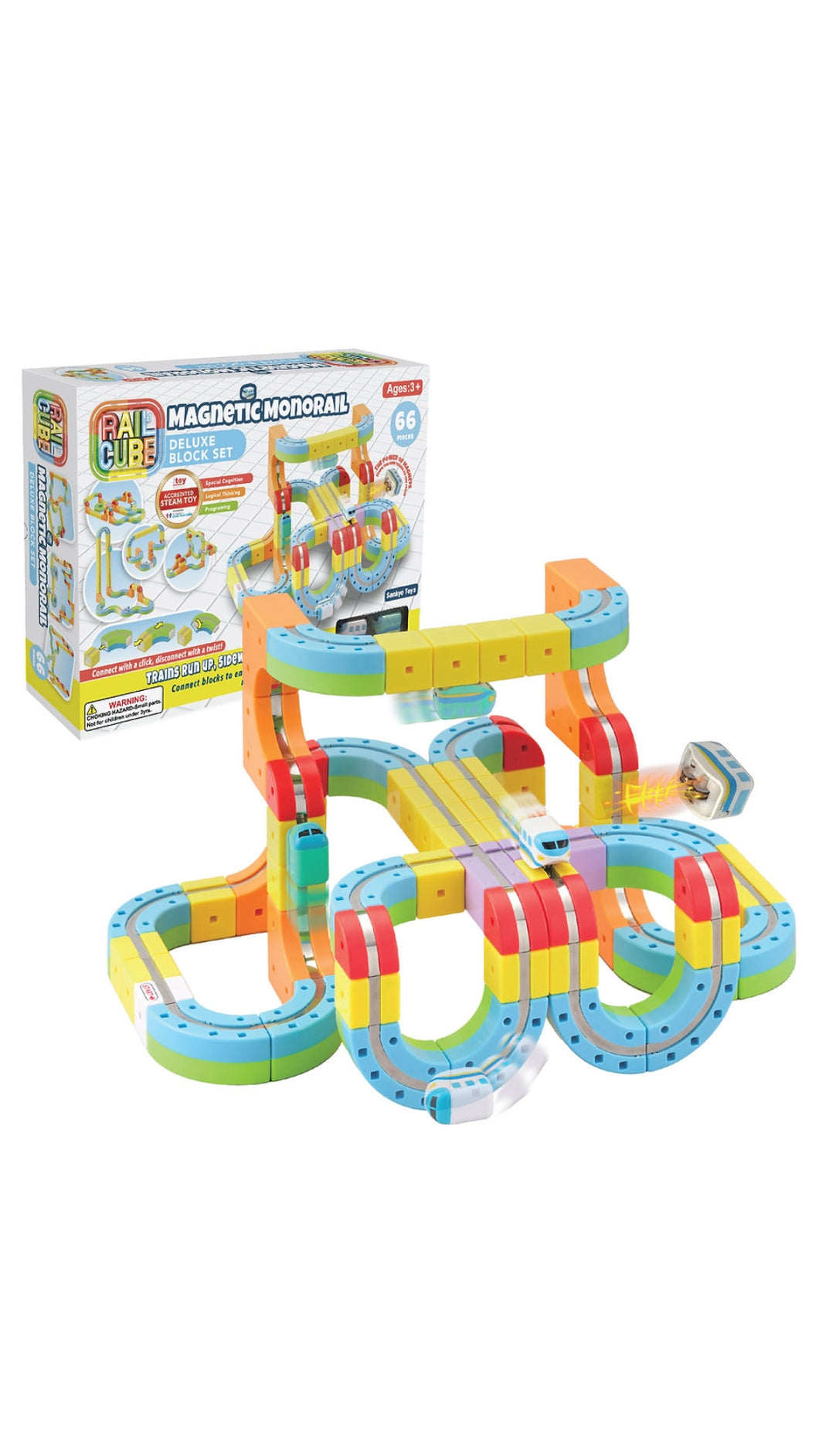 Delux Rail Cube Magnetic Monorail