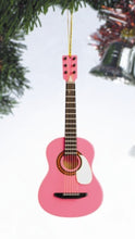 Load image into Gallery viewer, Pink Guitar Ornament
