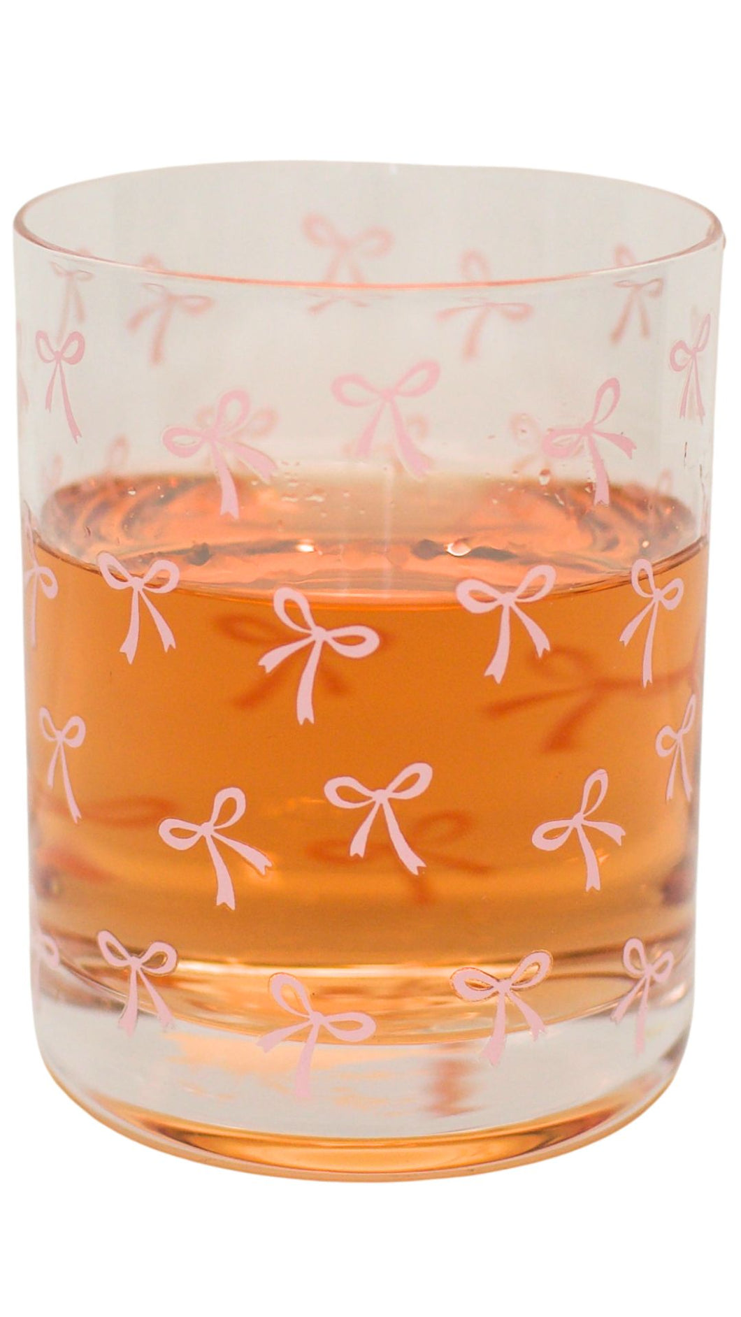 Pink Bow Cocktail Glass