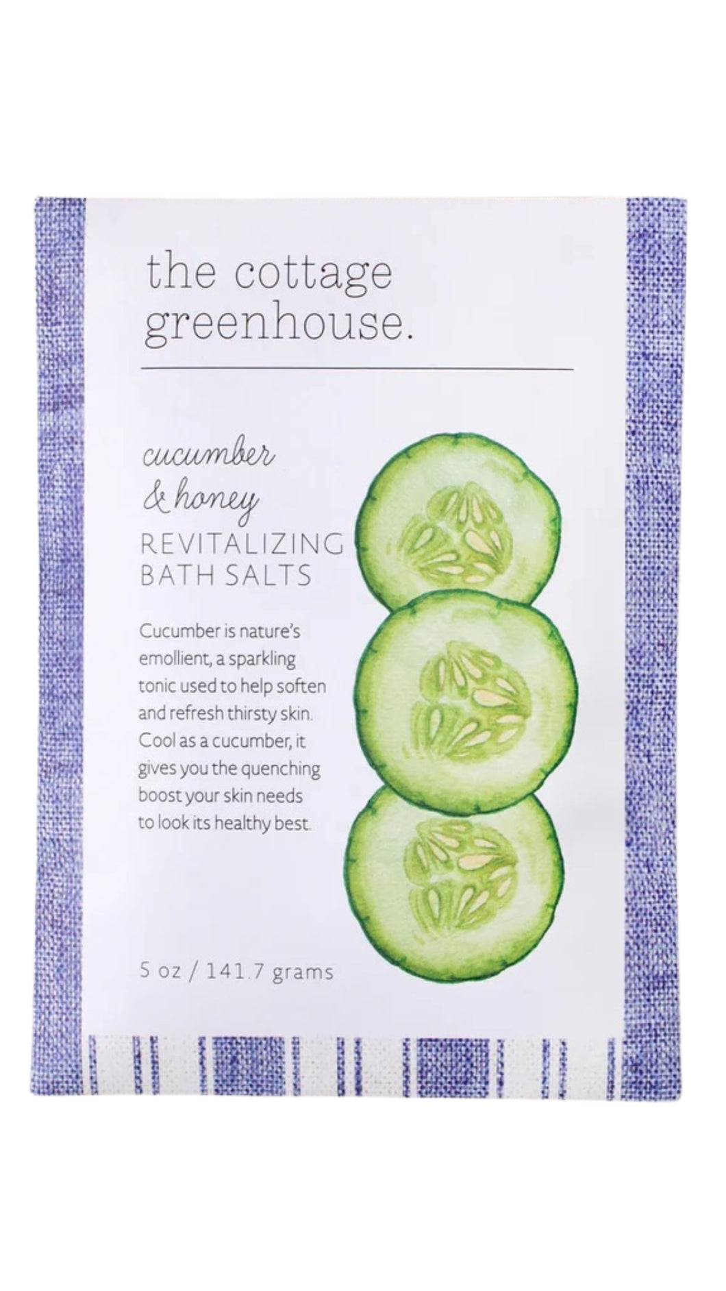 Cucumber/ Honey Bath Salts