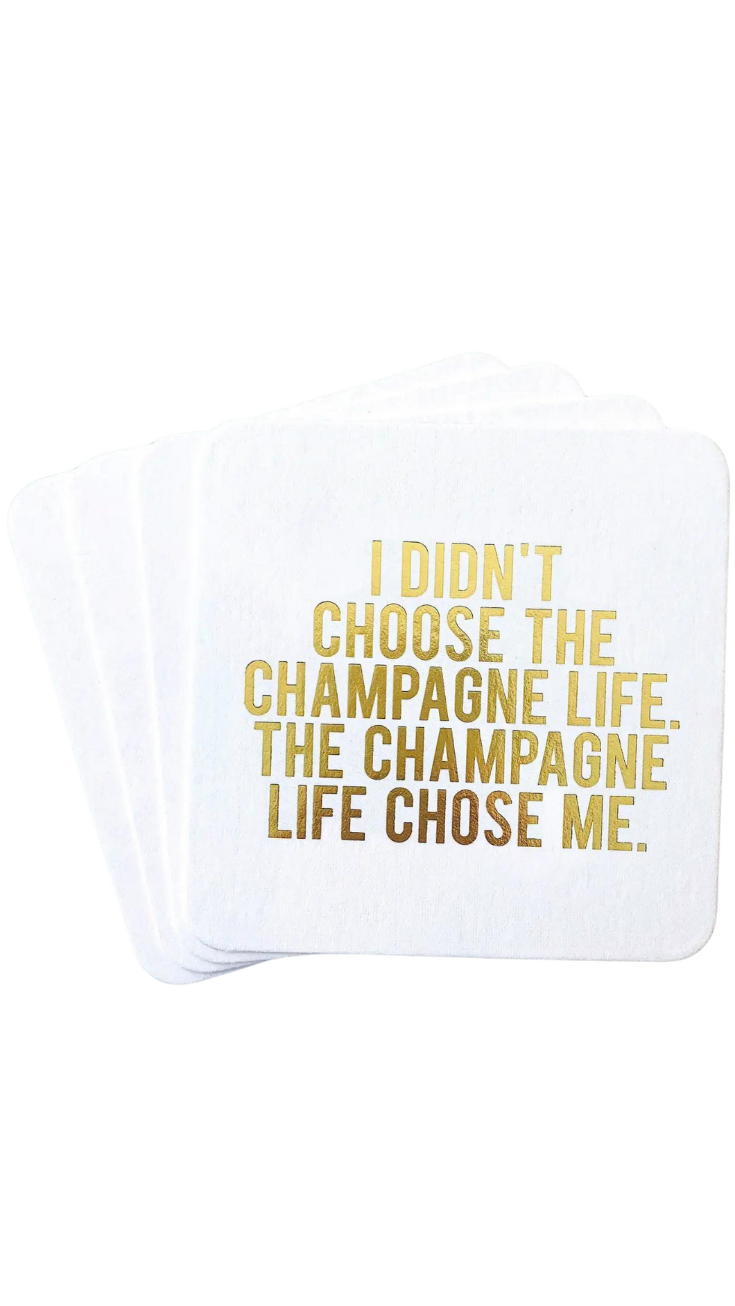 Champagne Life Coasters