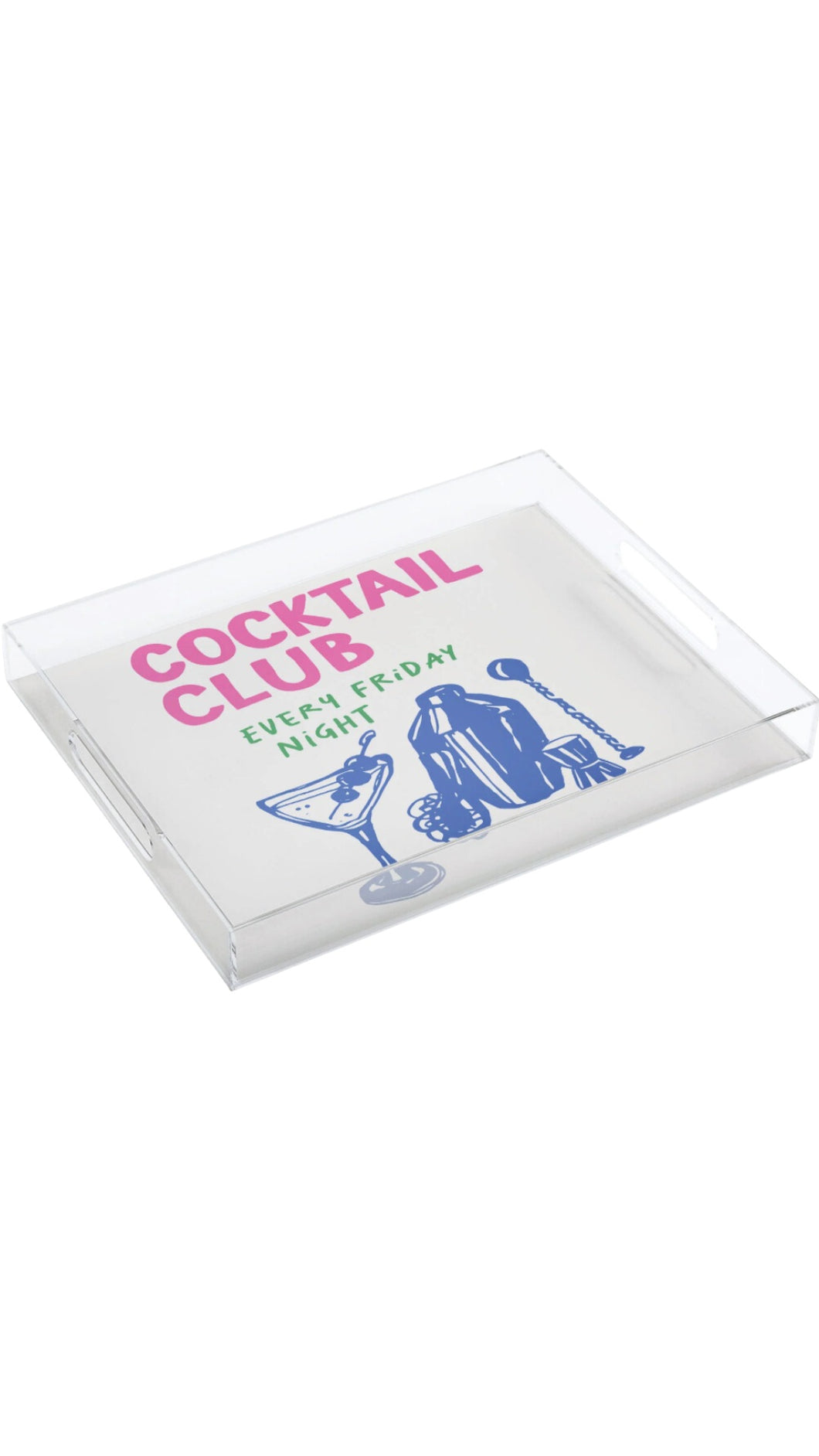 Cocktail Club Tray