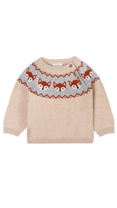 Fox Jacquard Fair Isle Sweater