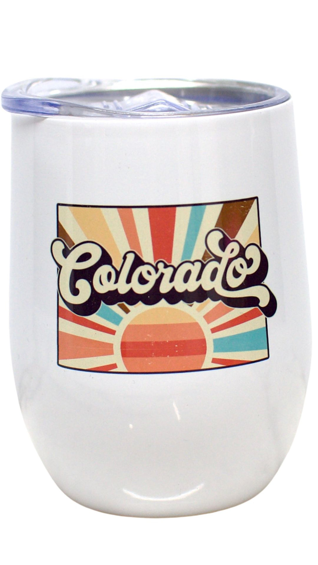 Retro Colorado Wine Tumbler