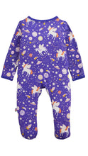 Load image into Gallery viewer, Galaxy Glittercorn Footie
