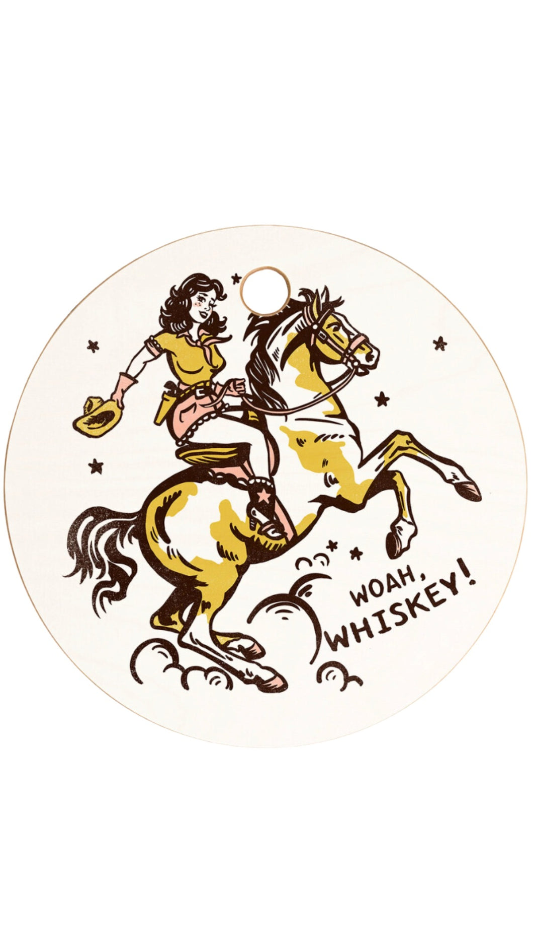 Whiskey Western Cutting Board