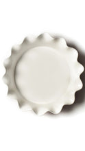 Load image into Gallery viewer, Red Striped Ruffle Pie Dish
