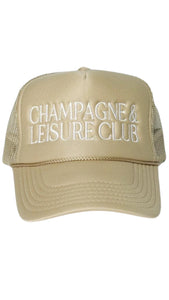 Champagne & Leisure Club Tan Hat