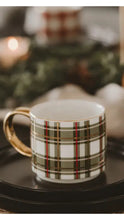 Load image into Gallery viewer, Green Plaid Mug
