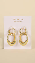 Load image into Gallery viewer, Gold Coupled Hoop Earrings
