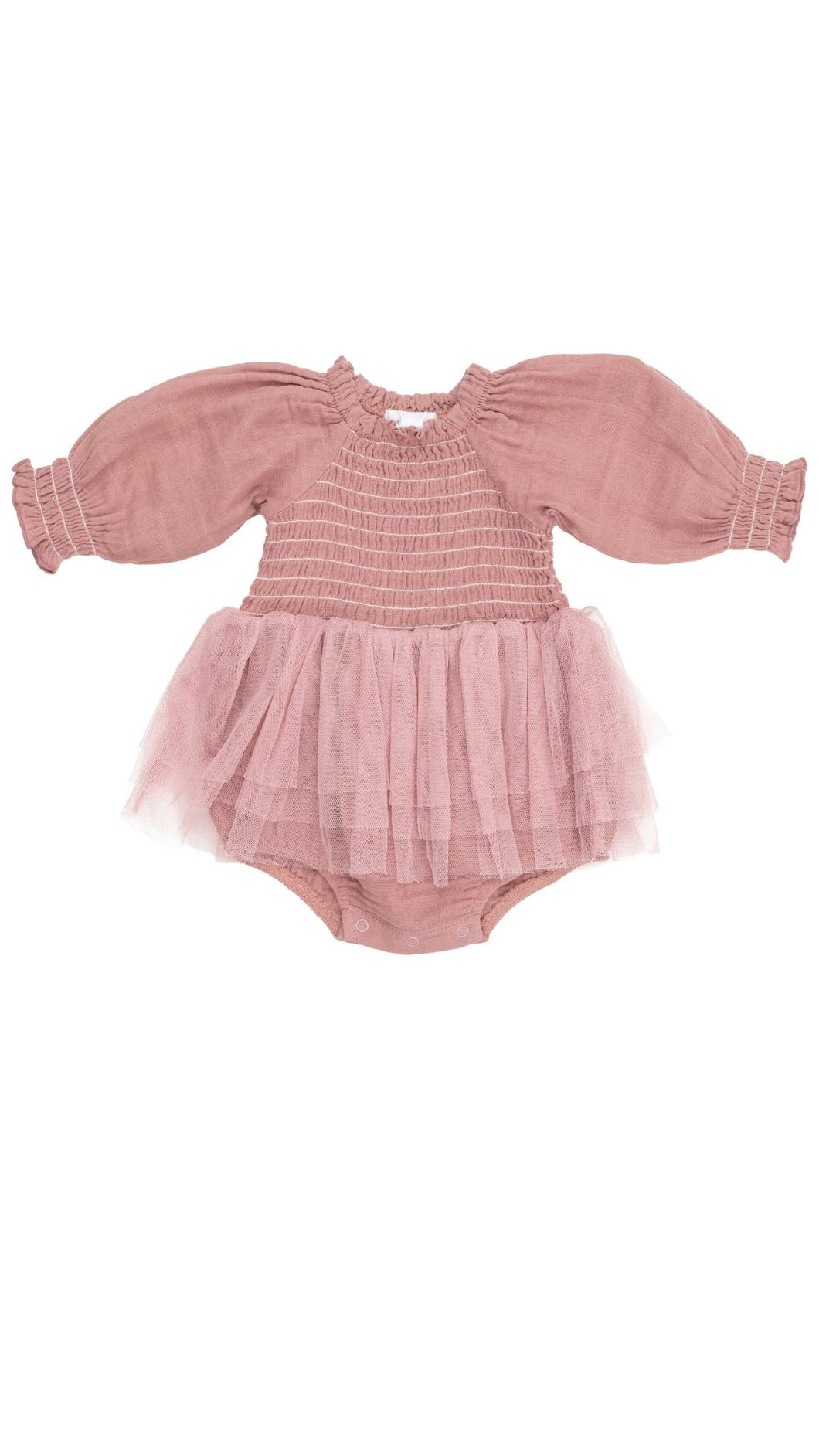 Smocked Tutu in Rose