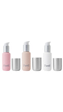 Load image into Gallery viewer, Set of Swell travel size bottles and lids on a white background
