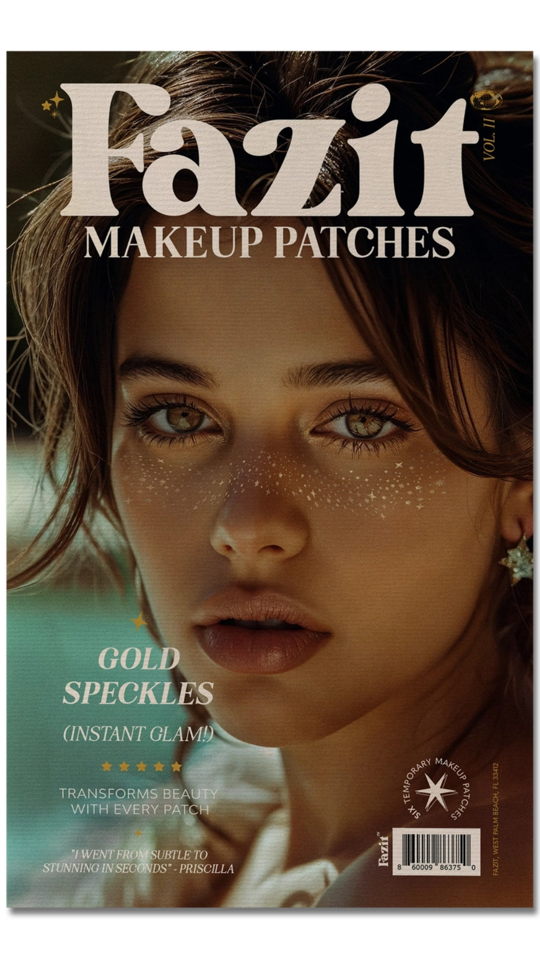 Gold Freckles - Stardust Speckles Makeup Patches